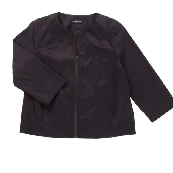 *not for sale* Eileen Fisher Polished Ramie Stretch Jacekt - Picture 1 of 7